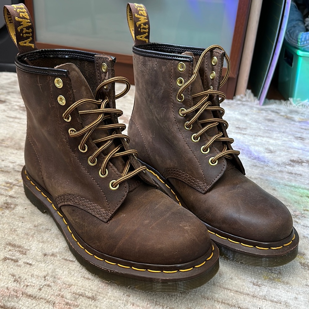Dr martens crazy horse 1460 boots: PLEASE READ